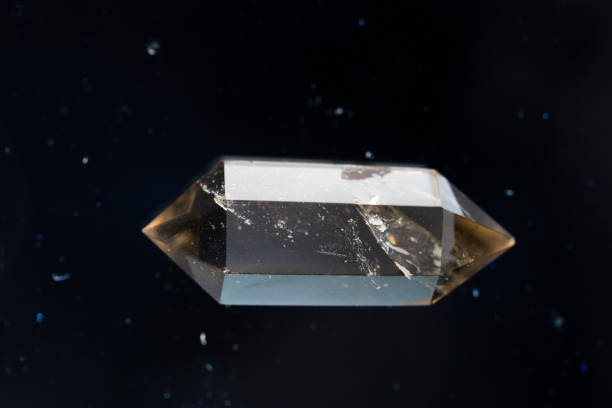 istock SmokyQuartz(BrownQuartz) mineral stone sample under polarized light 1092122852