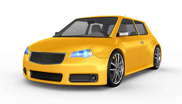 istock Yellow sports car 109212642