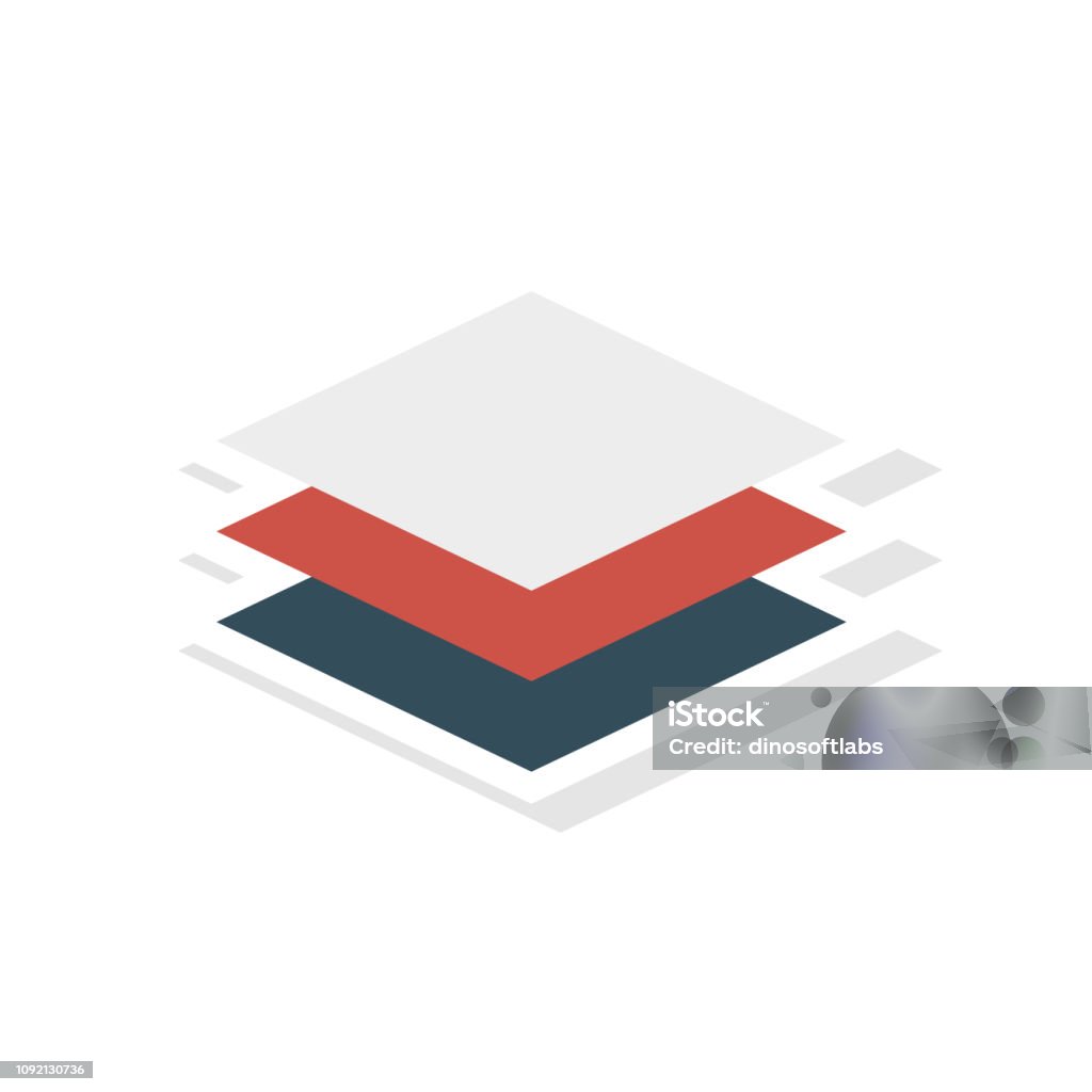 Layers Design Stack Stock Illustration - Download Image Now ...
