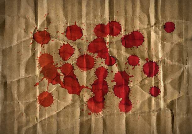 istock Splashes on a  brown corrugated cardboard 109213126