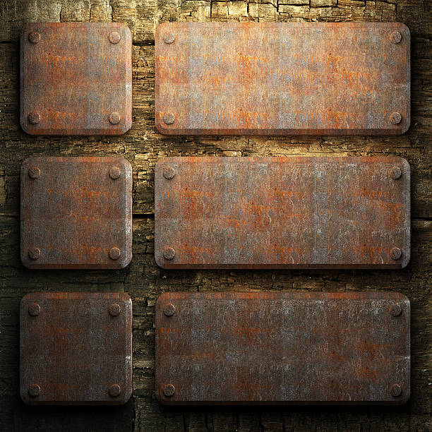 istock rusty metal and wood plate 109214027