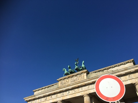 Brandenburg Gate, Berlin, Germany.