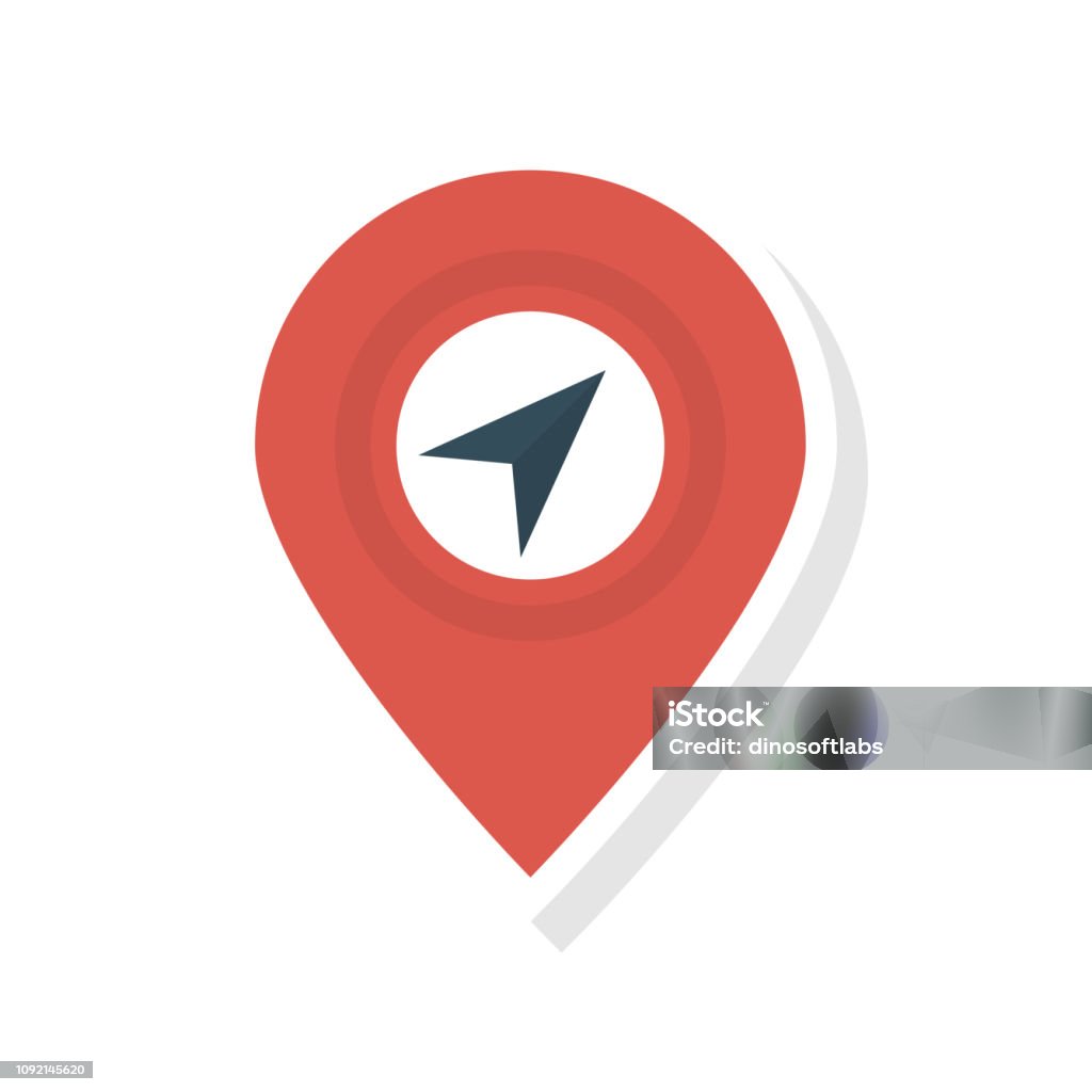 Map Direction Board Navigation Map Direction Stock Illustration - Download Image Now ...