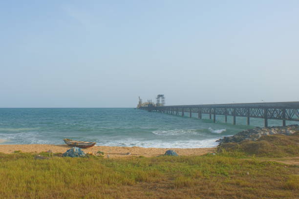 istock Phosphate Jetty at Togo, West Africa 1092149232