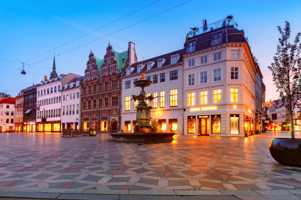 istock Stroget street, Amagertorv, Copenhagen, Denmark 1092154164