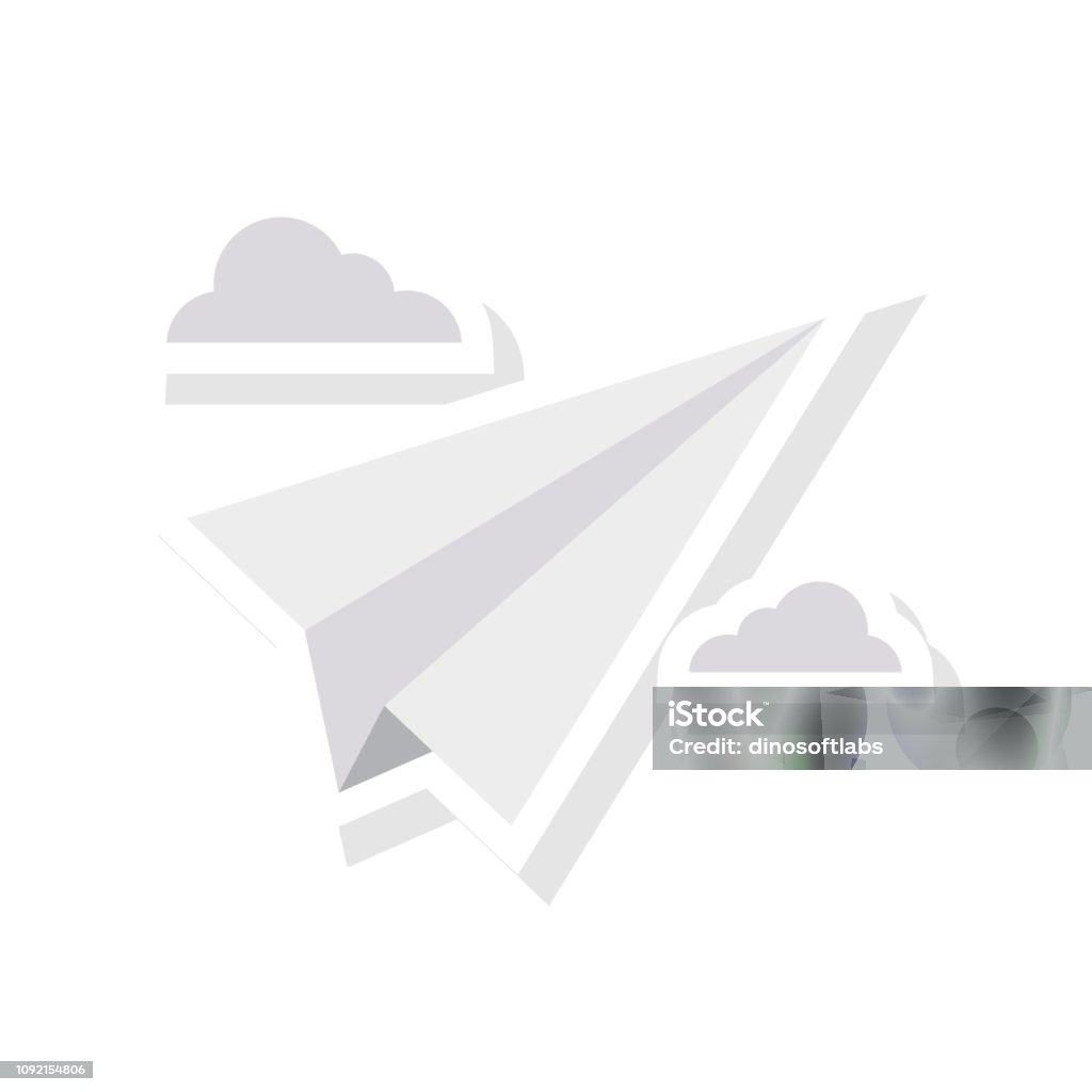 Paper Plane Message Send Paper Plane Message Stock Illustration - Download Image Now ...
