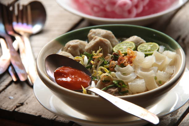 istock Bandung Whipped Noodles, Traditional Beef Noodle Soup from Bandung, West Java 1092184928