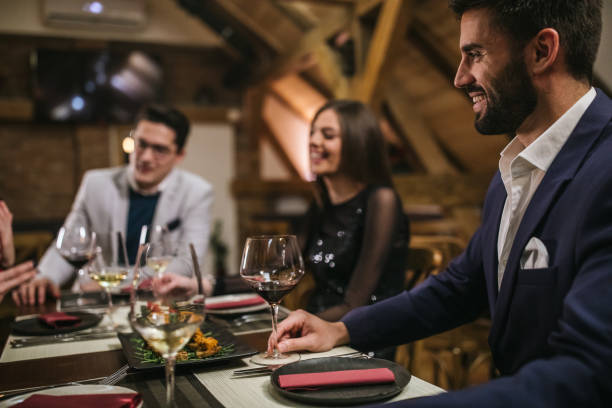 istock Handsome businessman in restaurant 1092187544