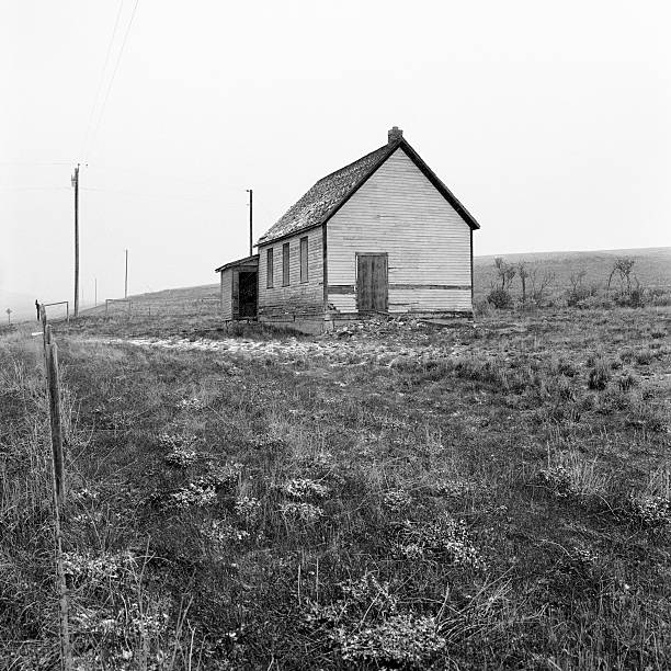 istock Abandoned homestead in heavy rain and sleet 109219843