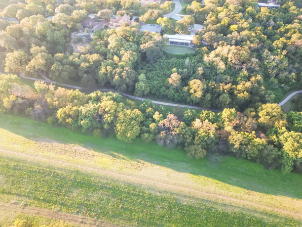 istock Top view Kessler park community in suburbs Dallas, Texas 1092199788
