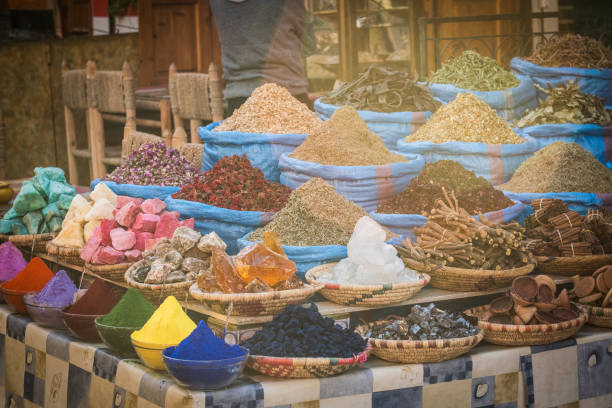 istock Presentation of spices in Moroccan capital Marrakech 1092221810
