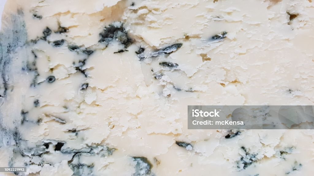 Close up of Blue Stilton cheese Blue chees Stilton Cheese Stock Photo
