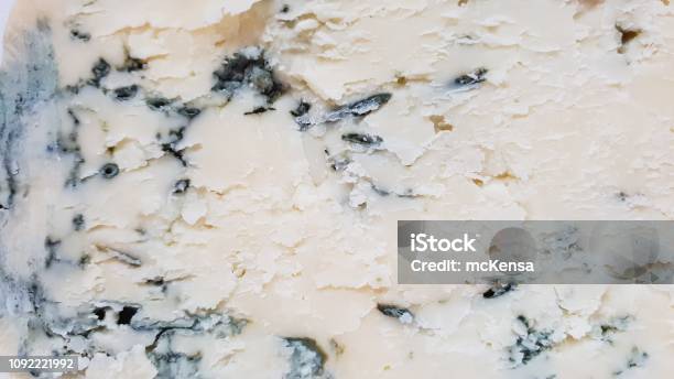 Close Up Of Blue Stilton Cheese Stock Photo - Download Image Now - Stilton Cheese, Blue Cheese, Cheese