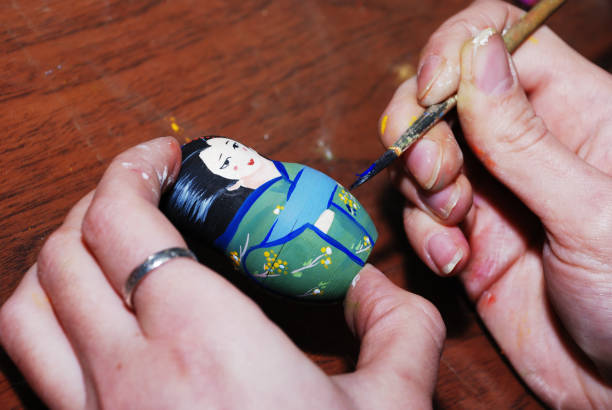istock hand drawing of Russian traditional nesting dolls 1092225276