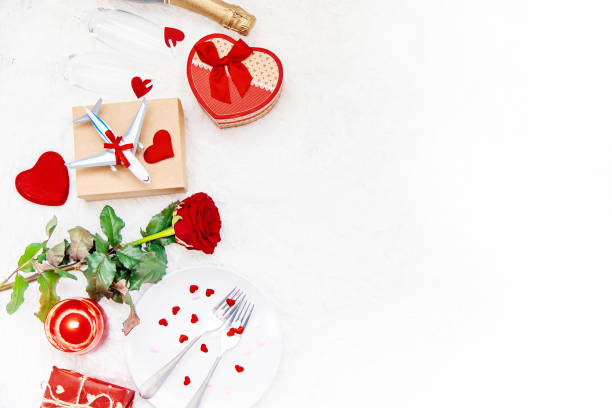 istock Valentine's Day. A beautiful gift trip. Selective focus. 1092225874