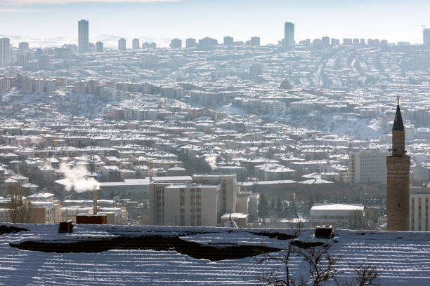 istock Appearance from Ankara City with Snow and Mountains 1092232968