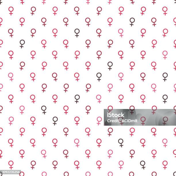 Venus Pattern Symbol Venus Symbol Seamless Pattern Stock Illustration - Download Image Now ...