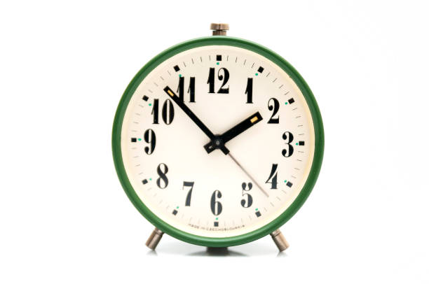 Vintage Alarm Clock from Former Czechoslovakia Vintage Alarm Clock from Former Czechoslovakia former czechoslovakia stock pictures, royalty-free photos & images