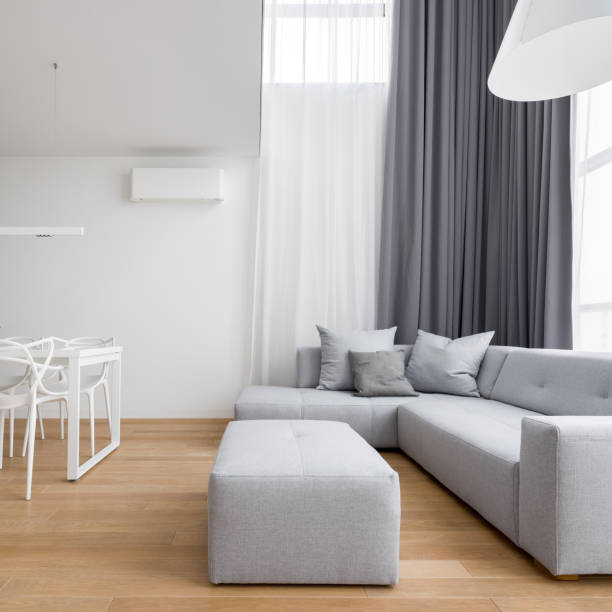 istock Minimalist design living room 1092239502
