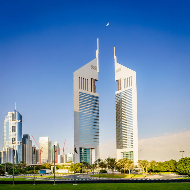 istock Emirates Towers in Dubai 1092244956