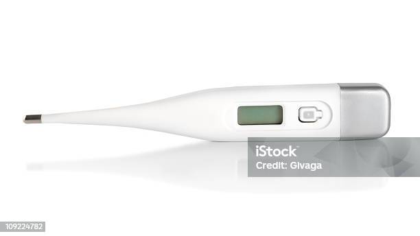 Digital Thermometer Isoliert Path Stockfoto und mehr Bilder von Digitalanzeige - Digitalanzeige, Digitales Thermometer, Einspurige Straße