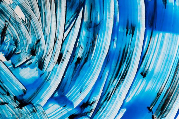 istock Abstract art colourful background. Hand-painted background.  - Image 1092247922