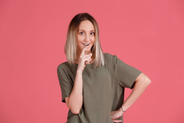 istock Beautiful young blonde posing in studio 1092251556