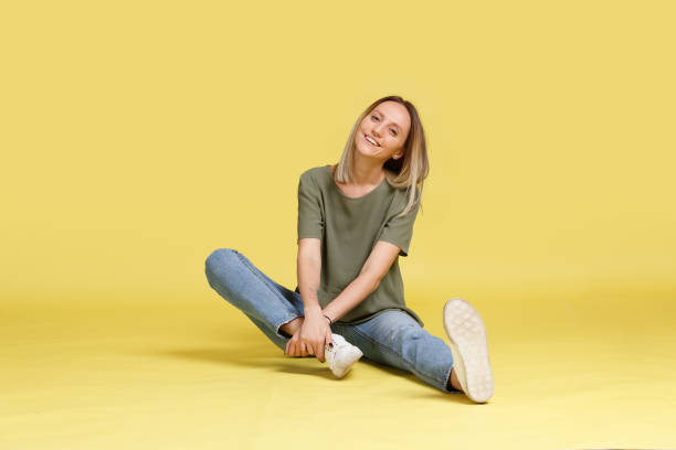 istock Beautiful young blonde posing in studio 1092255044