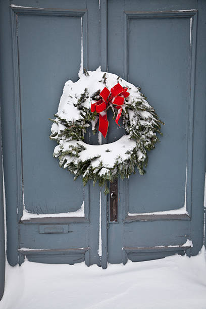 istock Christmas decorations under the snow 109226168