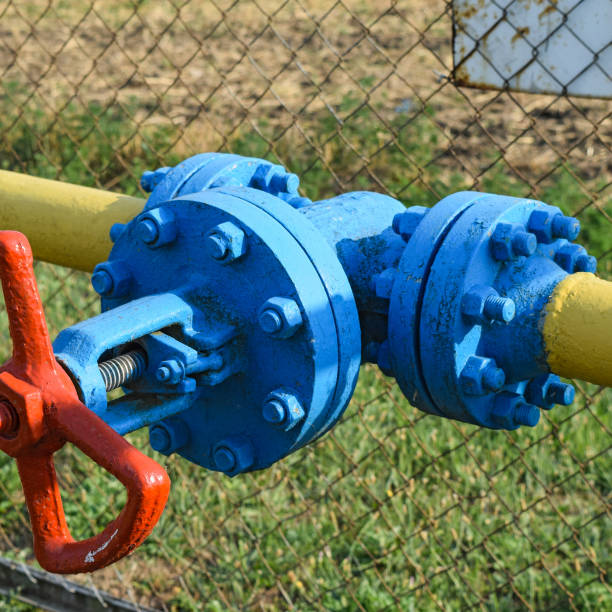 istock The latch on the underground gas pipeline 1092265122