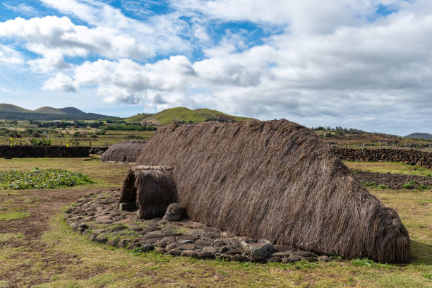 アフ akahanga - polynesian artefacts ストックフォトと画像