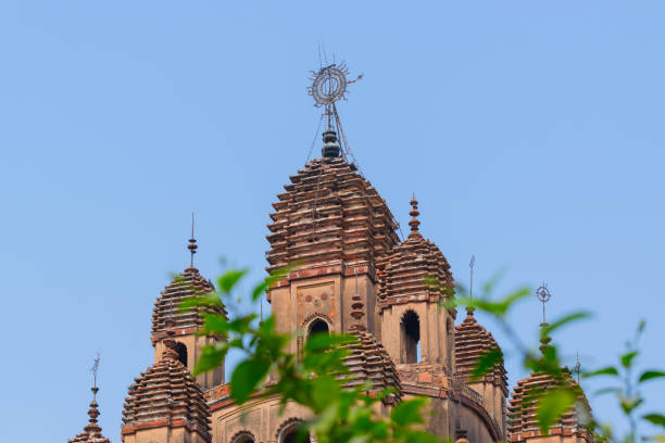 istock Decorative spears on top of Hindu temple, India 1092271702