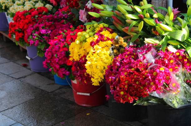 istock Flowers for sale in winter 1092276630
