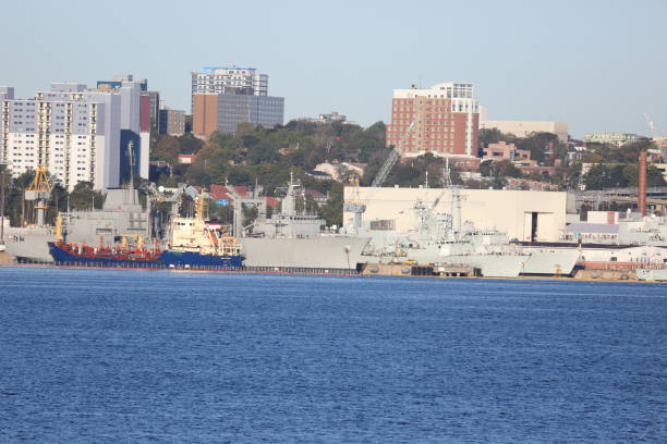 istock Warships at Halifax Dockyard, Nova Scotia, Canada 1092284172