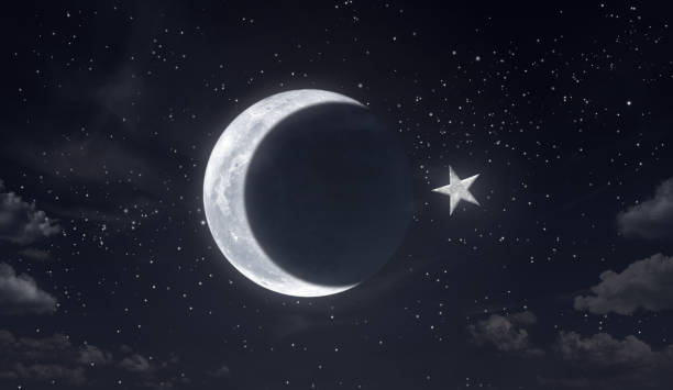 istock Hilal islam symbol night sky 1092293270