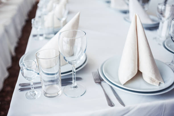 istock Served table. hall for banquets and weddings 1092295212