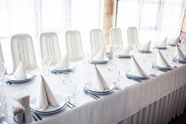 istock Served table. hall for banquets and weddings 1092295280
