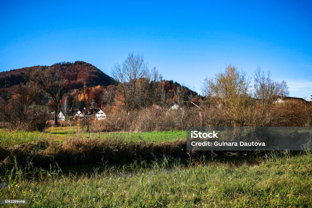 In den Bayerischen Alpen - Lizenzfrei Agrarbetrieb Stock-Foto