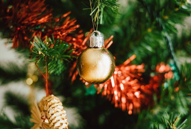 istock Gold christmas ball 1092311952