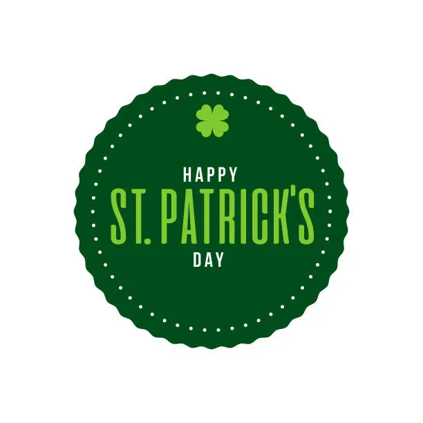 Vector illustration of Happy St. Patrick's Day