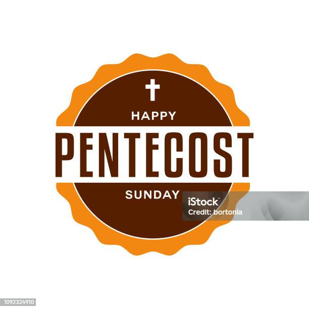 Pentecost Sunday Stock Illustration - Download Image Now - Apostle - Worshipper, Banner - Sign, Calendar Date