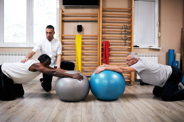 istock Group Of Seniors At Chiropractic office 1092340518