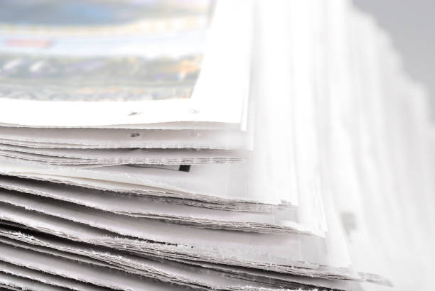 istock Heap of old newspapers, selective focus 1092344580