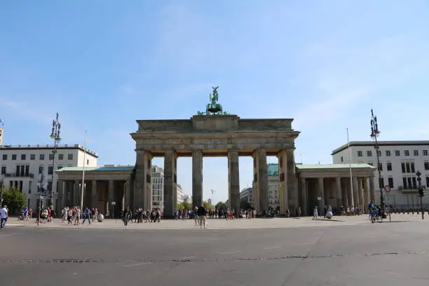 Photo of View to Brandenburg Gate in Berlin, Germany