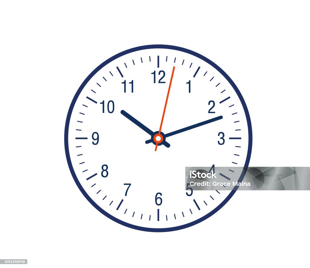 시계 얼굴 표시 시간 - 로열티 프리 벽 시계 벡터 아트