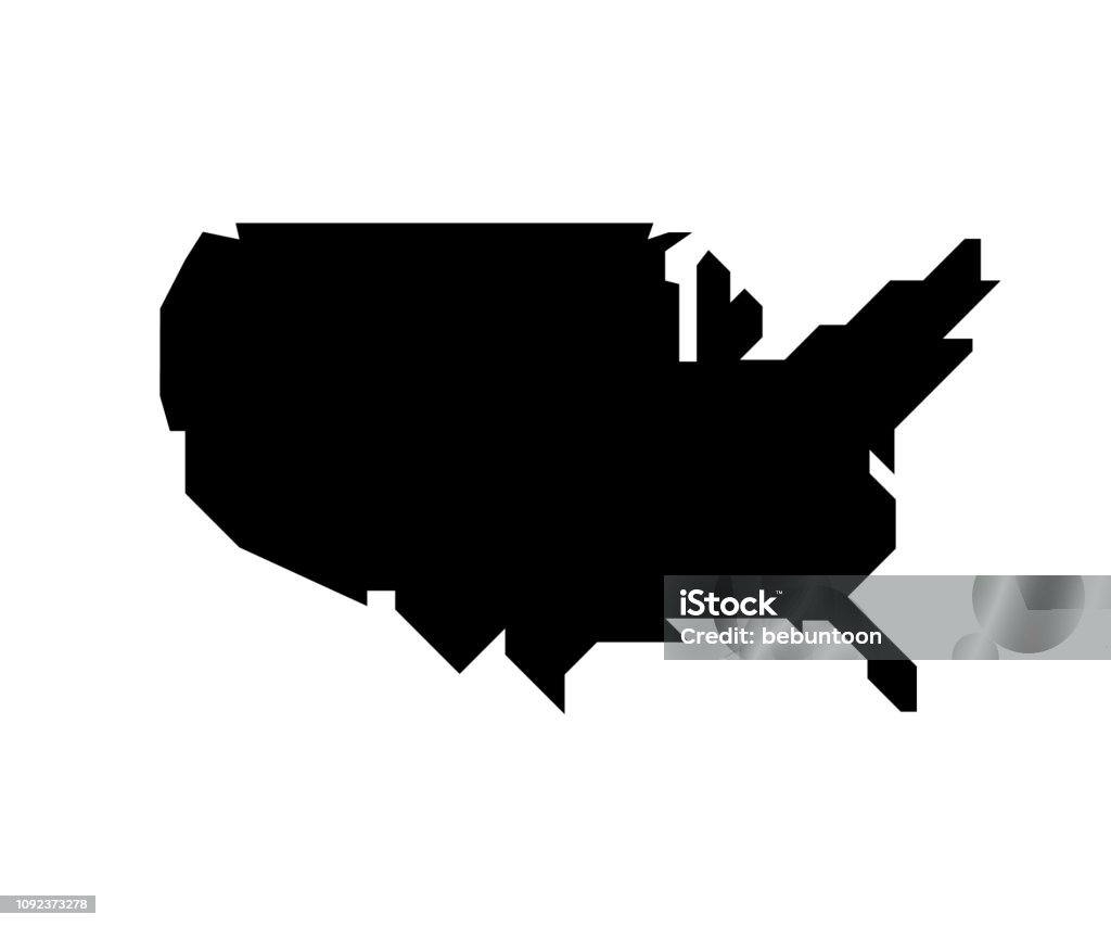 UNITED STATES OF AMERICA MAP, USA vector, Independence day background Abstract stock vector