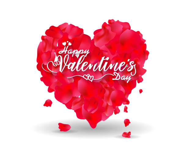 istock Hand sketched Happy Valentine's Day text as Valentine's Day logotype badge/icon. Valentine's Day poster/card/invitation/banner.  Romantic quote vector lettering typography. Valentine's Day calligraphy 1092417980