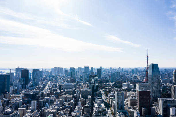 istock Beautiful sky and urban landscape 1092426866