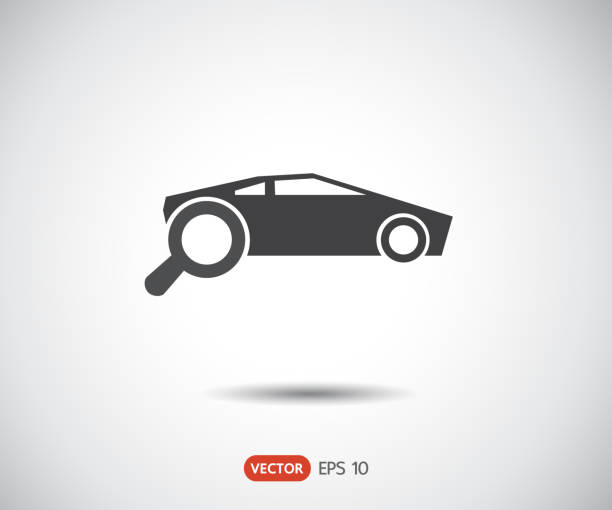 szukaj samochodu ikona eps set, logo wektor ilustracji - 6008 stock illustrations