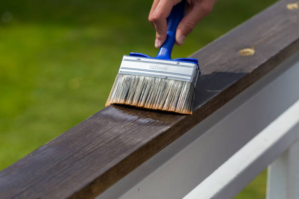 istock Oiling Terrace Wooden Patio Deck 1092445408